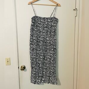Everlane - THE SMOCKED COLUMN DRESS, Size Medium, NWT